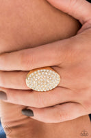 Paparazzi Accessories Test Your LUXE Ring Fashion Fix (Jan 2021) - Gold