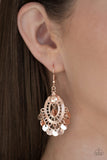 Paparazzi Accessories Chime Chic Earrings - Rose Gold