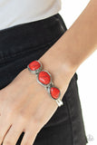 Paparazzi Accessories Stone Shop Bracelet - Red