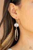 Paparazzi Accessories Drop-Dead Glamorous Earrings - Gold