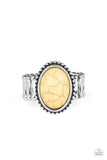 Paparazzi Accessories Bountiful Deserts Ring - Yellow