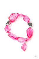 Paparazzi Accessories Gemstone Glamour Bracelet - Pink