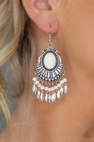 Paparazzi Accessories Eco Trip Earrings - White