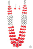 Paparazzi Accessories A La Vogue Necklace - Red