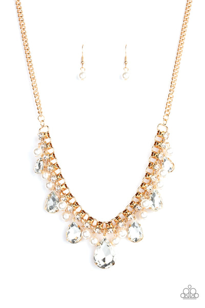 Paparazzi Accessories Knockout Queen Necklace - Gold
