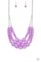 Paparazzi Accessories Flirtatiously Fruity Necklace - Purple