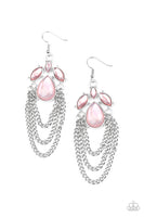 Paparazzi Accessories Opalescence Essence Earrings - Pink