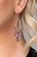 Paparazzi Accessories Summer Catch Earrings - Purple