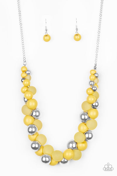 Paparazzi Accessories Bubbly Brilliance Necklace - Yellow