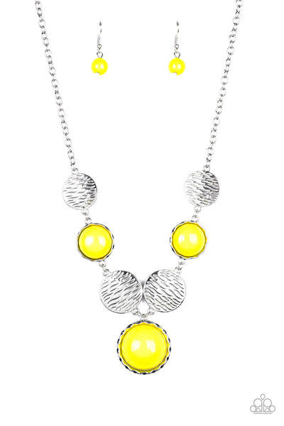 Paparazzi Accessories Bohemian Bombshell Necklace - Yellow