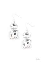 Paparazzi Accessories All ICE On Me Earings - White