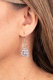 Paparazzi Accessories Party Posh Princess Earrings - Silver