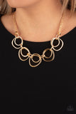 Paparazzi Accessories Asymmetrical Adornment Necklace - Gold