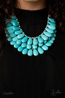 Paparazzi Accessories Zi The Amy 2020 Necklace - Turquoise