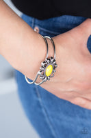 Paparazzi Accessories Serene Succulent Bracelet - Yellow