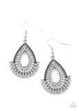 Paparazzi Accessories Castle Collection Earrings - White