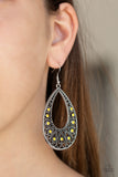 Paparazzi Accessories Love To Be Loved earrings - Yellow