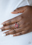 Paparazzi Accessories Fruity Florals Ring - Red