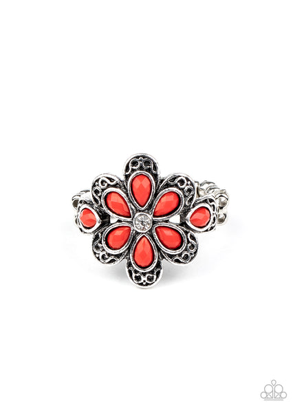 Paparazzi Accessories Fruity Florals Ring - Red