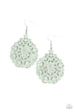 Paparazzi Accessories Floral Affair Earrings - Green