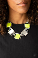 Paparazzi Accessories Pucker Up Necklace - Yellow