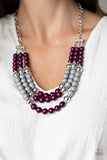 Paparazzi Accessories BEAD Your Own Drum Necklace - Purple