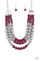 Paparazzi Accessories BEAD Your Own Drum Necklace - Purple