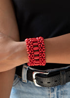 Paparazzi Accessories Fiji Flavor Bracelet - Red