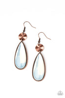 Paparazzi Accessories Jaw-Dropping Drama Earrings - Copper