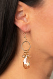 Paparazzi Accessories Unapologetic Glow Earrings - Gold