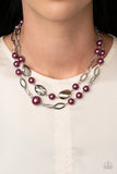 Paparazzi Accessories Fluent In Affluence Necklace - Purple