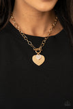 Paparazzi Accessories Heart-Stopping Sparkle Necklace - Gold