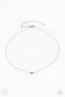 Paparazzi Accessories Humble Heart Necklace - Silver