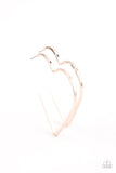 Paparazzi Accessories I HEART a Rumor Earrings - Rose Gold