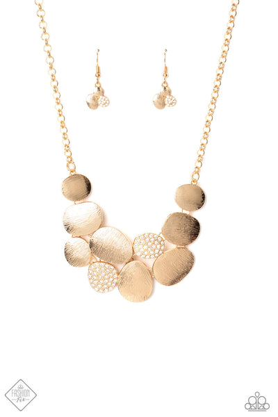 Paparazzi Accessories A Hard LUXE Story Necklace - Gold (FF Jan 2021)