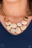 Paparazzi Accessories A Hard LUXE Story Necklace - Gold (FF Jan 2021)