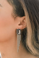 Paparazzi Accessories Save for a REIGNy Day Earrings Fashion Fix (Jan 2021) - Silver