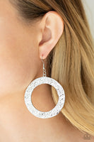 Paparazzi Accessories PRIMAL Meridian Earrings - Silver