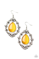 Paparazzi Accessories Icy Eden Earrings - Yellow
