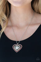 Paparazzi Accessories Bless Your Heart Necklace - Red