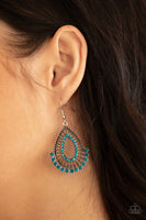 Paparazzi Accessories Castle Collection Earrings - Blue