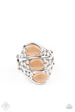 Paparazzi Accessories Underrated Shimmer Ring Fashion Fix ( Feb 2021) - Peach
