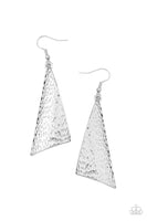 Paparazzi Accessories Ready The Troops Earrings - Silver