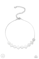 Paparazzi Accessories Dont Get Bent Out Of Shape Necklace - Silver