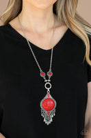Paparazzi Accessories Majestic Mountaineer Necklace - Red
