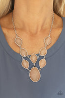 Paparazzi Accessories Opulently Oracle Necklace - Brown