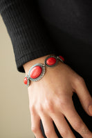 Paparazzi Accessories MESA Time Zone Bracelet - Red