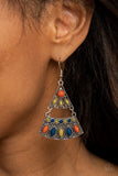 Paparazzi Accessories Desert Fiesta Earrings - Multi