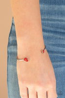 Paparazzi Accessories Romantically Rustic Bracelet - Red