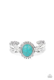 Paparazzi Accessories Western Wings Bracelet - Blue